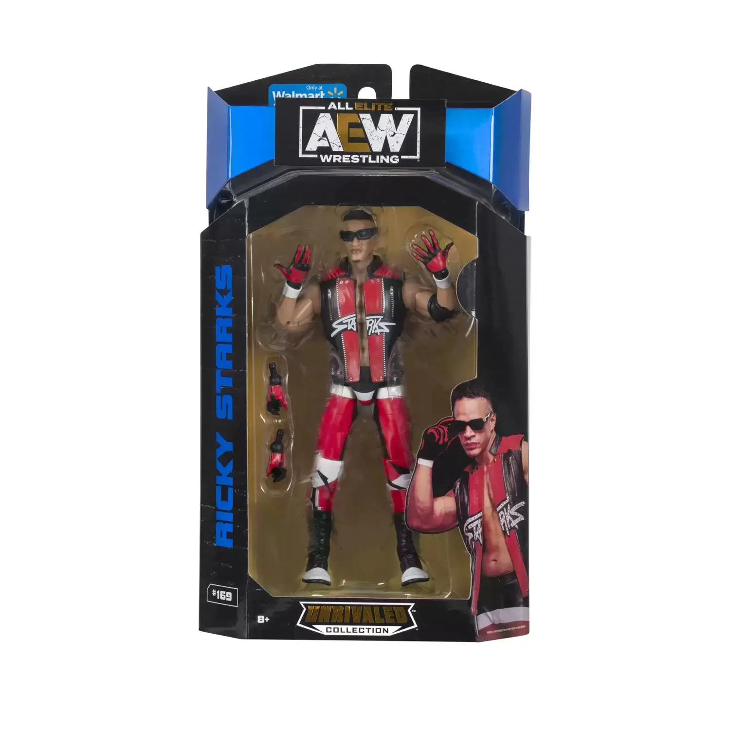 AEW - Unmatched - 2025 Aew Jazwares Unrivaled Collection Walmart Exclusive #169 Ricky Starks