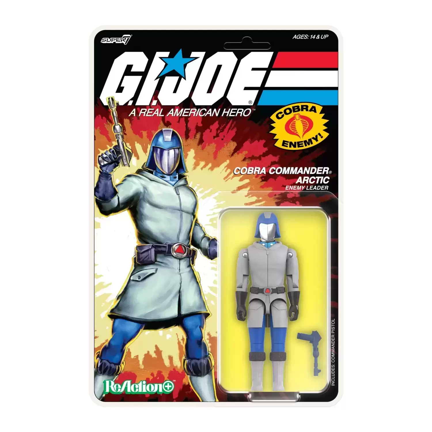 Super7 ReAction - G.I. Joe - Arctic Cobra Commander (Cartoon)