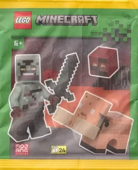 LEGO Minecraft - Orc Warrior with Baby Hoglin and Magma Cube