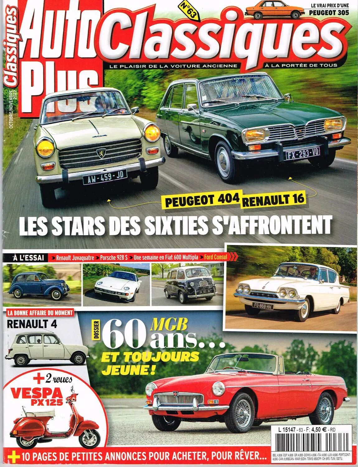 Auto Plus Classiques - Auto Plus Classiques N°63