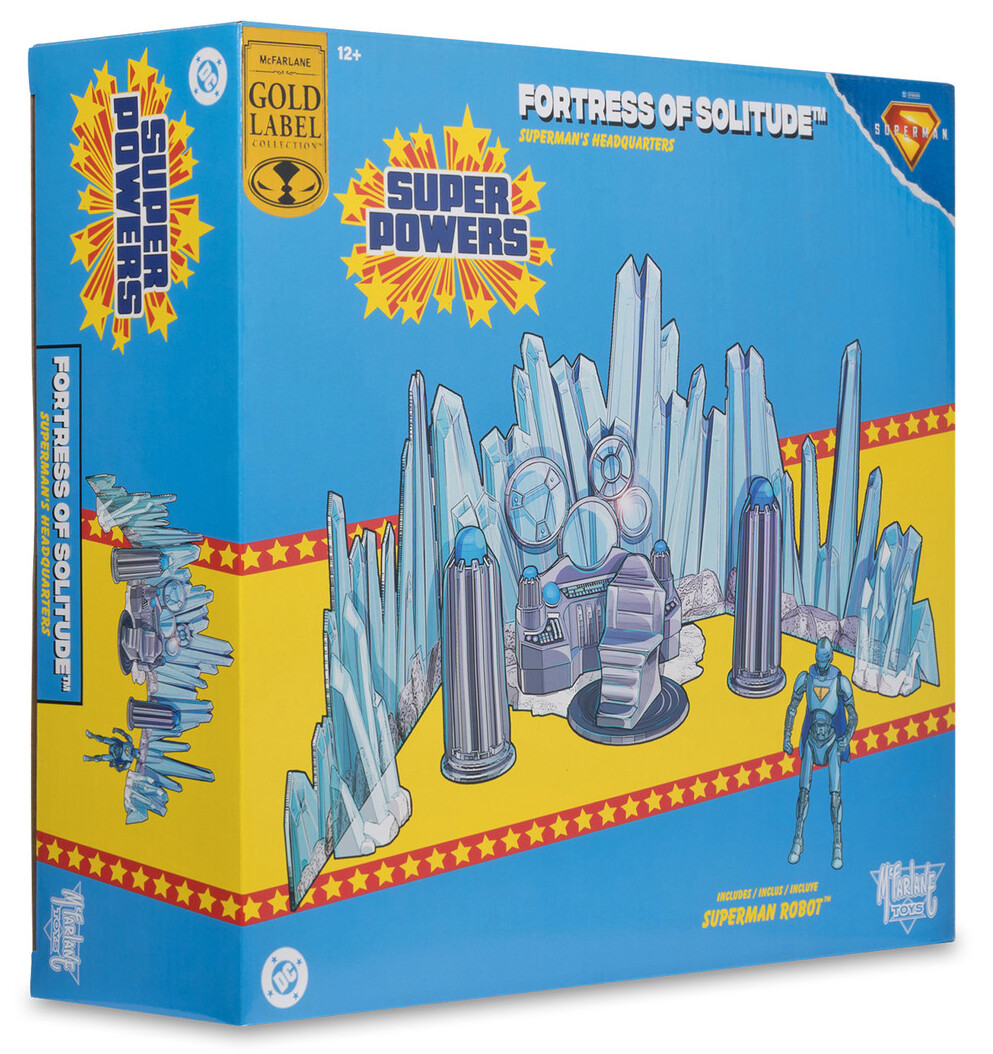 McFarlane - DC Super Powers - Fortress of Solitude With Robot (Movie)