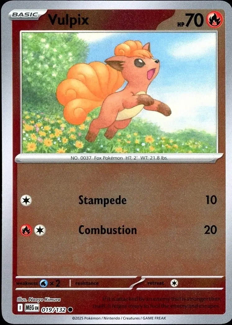 MEGA Evolution - MEGEN - Vulpix Reverse