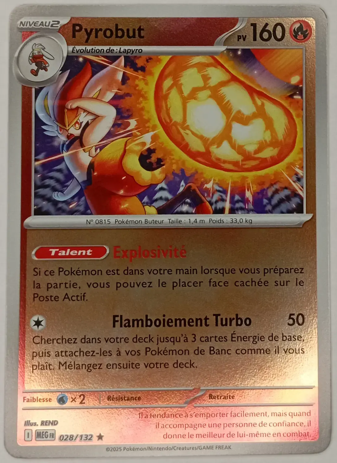 MEGA Evolution MEGFR - Pyrobut Reverse